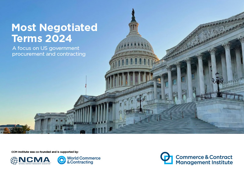 Most Negotiated Terms report